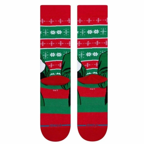 NWT Men's Elf Cold Outside Crew Socks - Picture 7 of 8